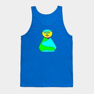 Aqua mix Buddha Tank Top